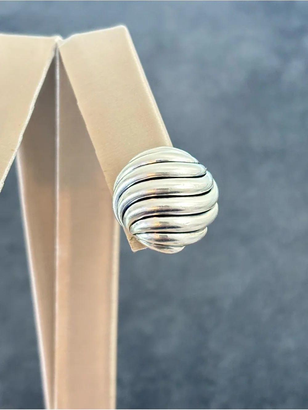 David Yurman Sculpted Cable Stud Earrings 17mm